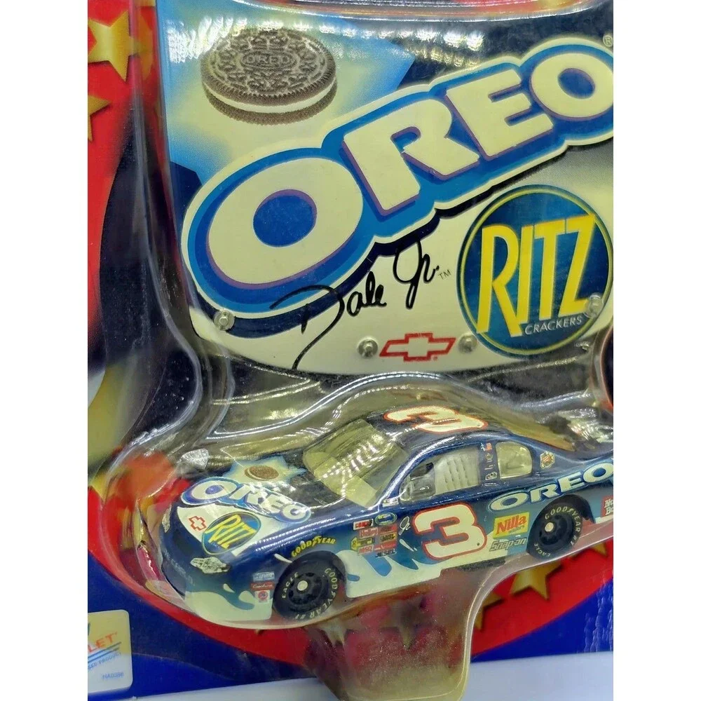 NASCAR Winners Circle Dale Earnhardt Jr #3 Oreo Ritz Autographed Hood 1:64